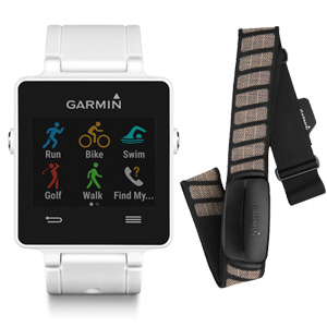 Garmin Vivoactive GPS Smartwatch White w/ Heart Rate Monitor Garmin Vivoactive GPS Smartwatch White w/ Heart Rate Monitor