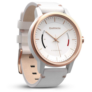 Garmin Vivomove Class Activity Tracker Rose Gold w/ Leather Band Garmin Vivomove Class Activity Tracker Rose Gold w/ Leather Band