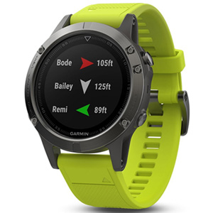 Garmin Fenix 5 GPS Sport Watch Slate Grey w/ Amp Yellow Band Garmin Fenix 5 GPS Sport Watch Slate Grey w/ Amp Yellow Band
