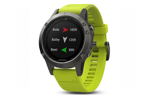 Garmin fenix 5 sports clearance watch with amp yellow band