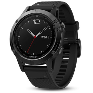 Garmin Fenix 5 GPS Sport Watch Black Sapphire w/ Black Band Garmin Fenix 5 GPS Sport Watch Black Sapphire w/ Black Band