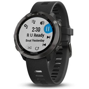 Garmin Forerunner 645 Music Black w/ Slate Hardware GPS Smart Watch