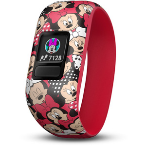 Garmin Vivofit Jr 2 Activity Tracker Stretch Band Minnie Mouse Garmin Vivofit Jr 2 Activity Tracker Stretch Band Minnie Mouse