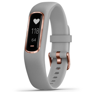Garmin Vivosmart 4 Grey w/ Rose Gold Small Medium 010-01995-12