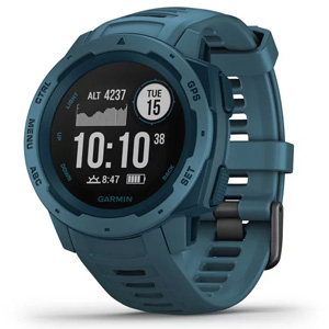 Garmin Instinct Lakeside Blue GPS Outdoor Smart Watch 010-02064-04