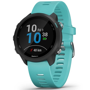 Garmin Forerunner 245 Music Silicone Aqua Smart Watch 010-02120-32