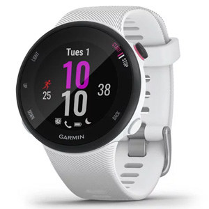 Garmin Forerunner 45 GPS Sports Smart Watch Small White 010-02156-00