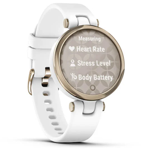 Garmin Lily Sport Cream Gold w/ Silicone Fitness Watch 010-02384-00