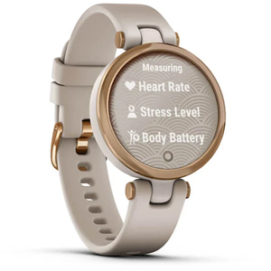 Garmin Lily Sport Rose Gold w/ Silicone Fitness Watch 010-02384-01