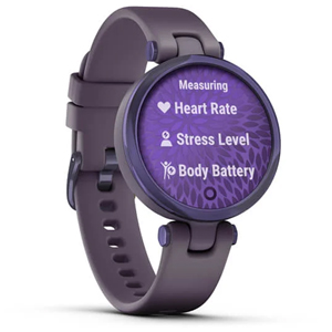 Garmin Lily Sport Midnight Orchid w/ Silicone Smart Watch 010-02384-02