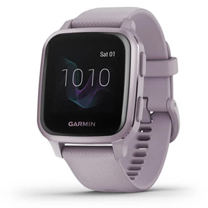 Garmin Venu Sq Fitness Watch Orchid Metallic Orchid Bezel 010-02427-12