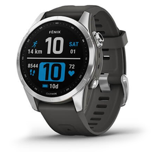 Garmin Fenix 7S Silver with Graphite Band 010-02539-01