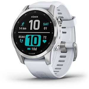 Garmin Fenix 7S Stainless Steel w/ Whitestone 010-02539-03