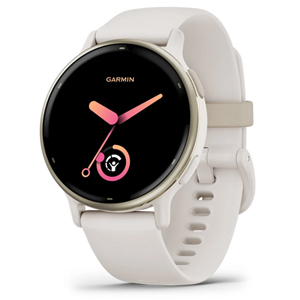 Garmin Vivoactive 5 Smart Watch, Ivory & Cream Gold 010-02862-11  Garmin Vivoactive 5 Smart Watch, Ivory & Cream Gold 010-02862-11