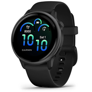 Garmin Vivoactive 6 GPS Fitness Smartwatch - Slate with Black Band