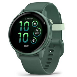 Garmin Vivoactive 6 GPS Fitness Smartwatch - Metallic Jasper Green