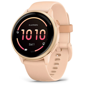 Garmin Vivoactive 6 GPS Fitness Smartwatch - Metallic Pink Dawn