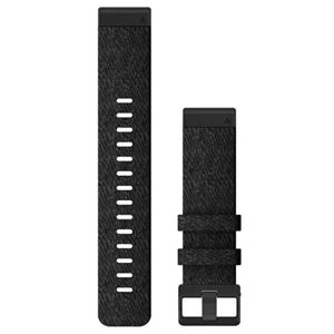 Garmin QuickFit 22 - Heathered Black Nylon Band 010-12863-07