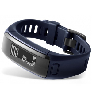 Garmin VivoSmart Activity Tracker Heart Rate Wrist Band Blue