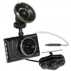 Gator GHDVR52R 8GB 3" LCD Full HD Dash Camera + Rear View Camera