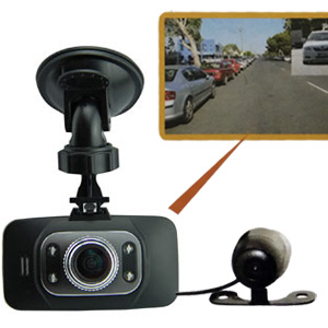 Gator HDVR245H Front & Rear Camera DVR 2.7" + 4GB SD