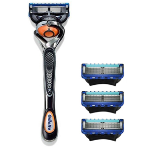 Gillette Fusion Proglide Razor + 3 Cartridges Set
