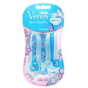 GILLETTE VENUS DISPOSABLE RAZORS 3 PK