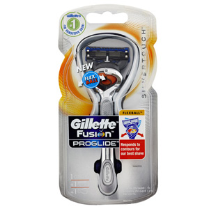 Gillette Fusion ProGlide SilverTouch Manual Flexball Razor