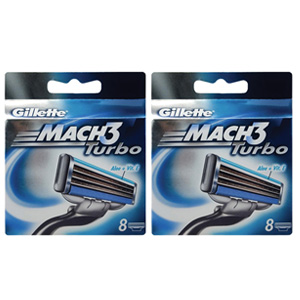 Gillette Mach3 Turbo Blades (16 Cartridges) Gillette Mach3 Turbo Blades (16 Cartridges)