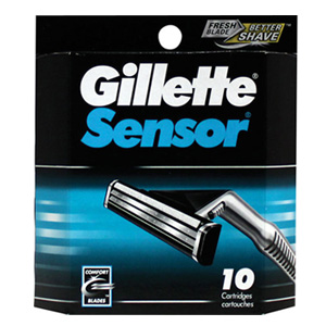 Gillette Sensor Twin Blades (10 Cartridges)