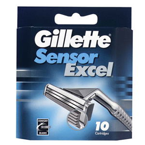 Gillette Sensor Excel Twin Blades (10 Cartridges) Gillette Sensor Excel Twin Blades (10 Cartridges)