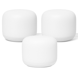 Google Nest Mesh Wi-Fi Router 3 Pack - Base + 2x Point GA00823-AU