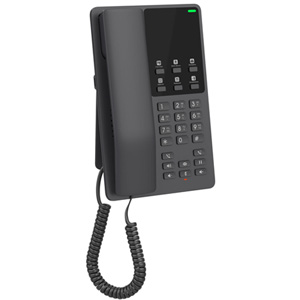 Grandstream Desktop Hotel Voice IP Phone, PoE, Wired Handset - Black Grandstream Desktop Hotel Voice IP Phone, PoE, Wired Handset - Black