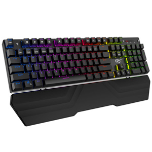 Havit HV-KB432L RGB Mechanical Keyboard w/ Detachable Wrist Rest Havit HV-KB432L RGB Mechanical Keyboard w/ Detachable Wrist Rest