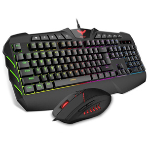 Havit HV-KB668CM Multi-function LED Rainbow Backlit Keyboard & Mouse