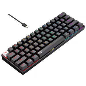 Havit 61 Key Mechanical Gaming Keyboard - Black