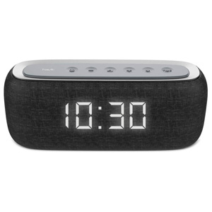 Havit M29 Wireless Bluetooth Speaker Dual Alarm Radio Clock LED Black