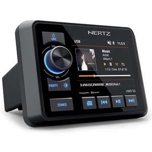 Hertz Marine Digital Media Receiver - Bluetooth USB AUX AM-FM (HMR 50)