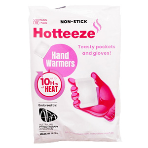 Hotteeze Hand Warmers 10 Pack Heat Self Adhesive Up to 10 Hours