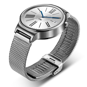 Huawei Smart Watch Silver w/ Silver Mesh Strap Huawei Smart Watch Silver w/ Silver Mesh Strap