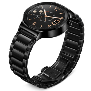 Huawei Smart Watch Black Stainless Steel w/ Black Link Strap Huawei Smart Watch Black Stainless Steel w/ Black Link Strap