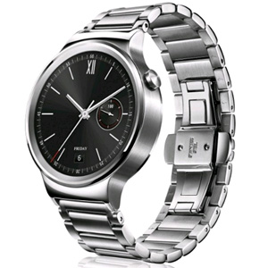 Huawei Smart Watch Stainless Steel w/ Link Band Strap
