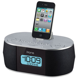 iHome iD38 Dual Alarm Clock FM Radio Docking Station