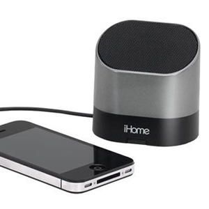 iHome iHM63 Rechargeable Silver Portable Speaker