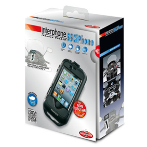 Interphone iPhone 4 Holder for Non-Tubular Handlebar