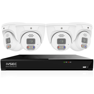 IVSEC 8MP 4K PRO AI 2TB NVR 8CH 4x880D Camera Security System