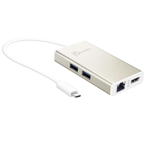 J5create JCA374 USB-C TYPE-C Multi Aapter USB 3.0 Ethernet HDMI