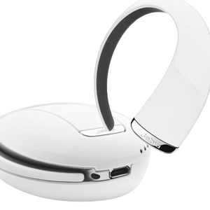 Jabra STONE3 Bluetooth NFC Headset w/ Recharger - White Jabra STONE3 Bluetooth NFC Headset w/ Recharger - White