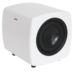 Jamo Cube Compact powered subwoofer - Matte White Jamo Cube Compact powered subwoofer - Matte White
