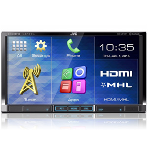 JVC KW-V51BT 7" Bluetooth Multimedia App Mode Siri JVC KW-V51BT 7" Bluetooth Multimedia App Mode Siri